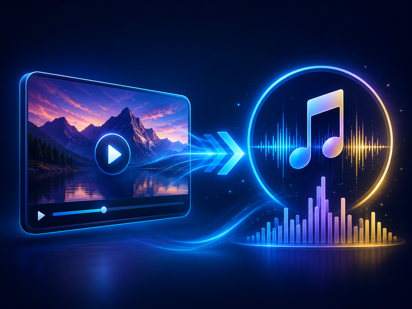Video to audio